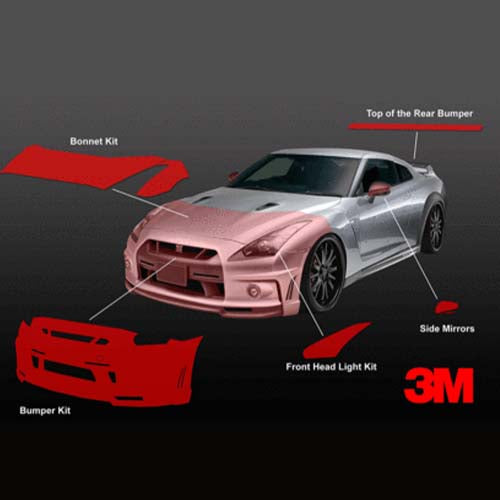 3M Paint Protection film Front Bumper Protection Kit (Cut to Suit)