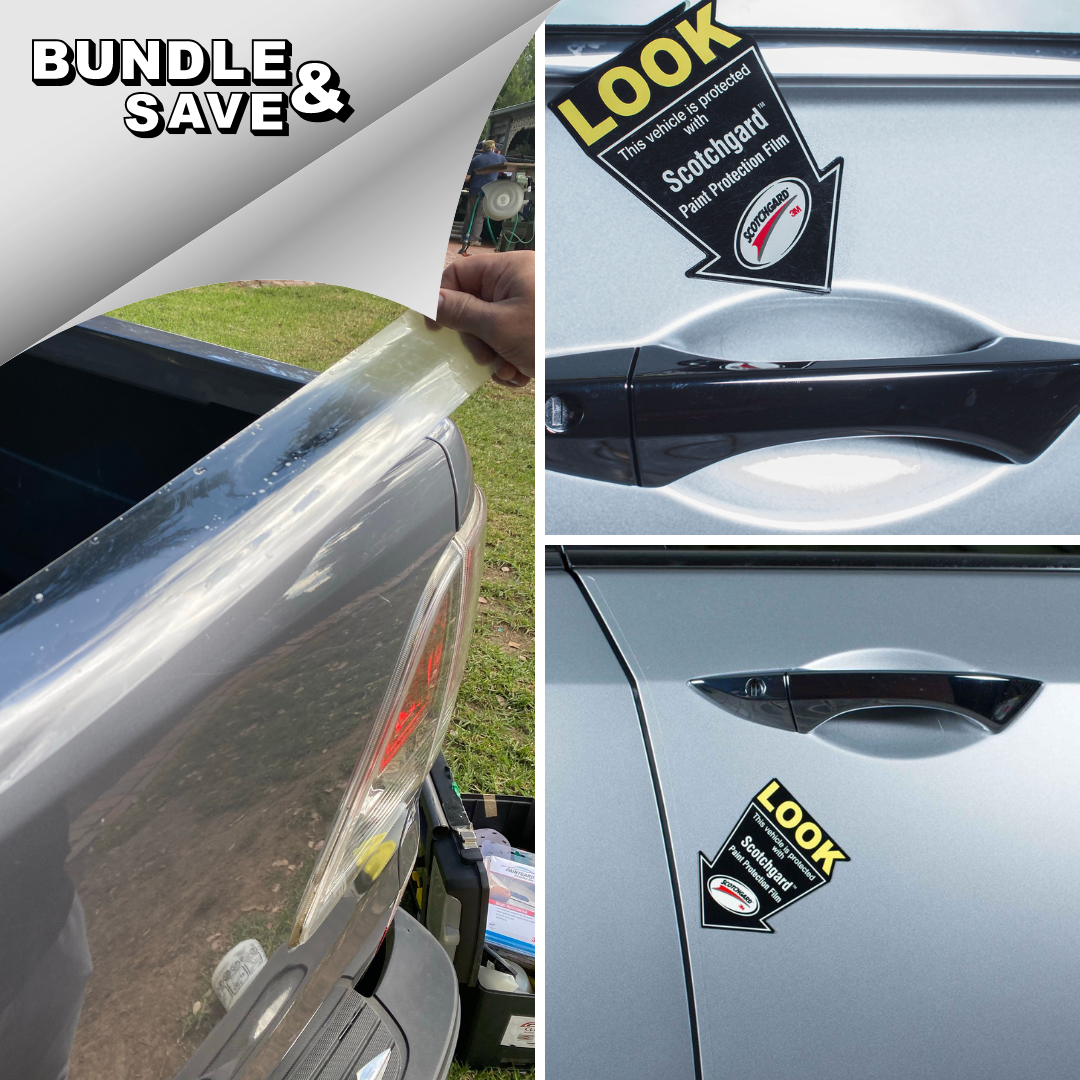 3M Scotchgard Paint Protection Film Clear Door Edge Guards All 4