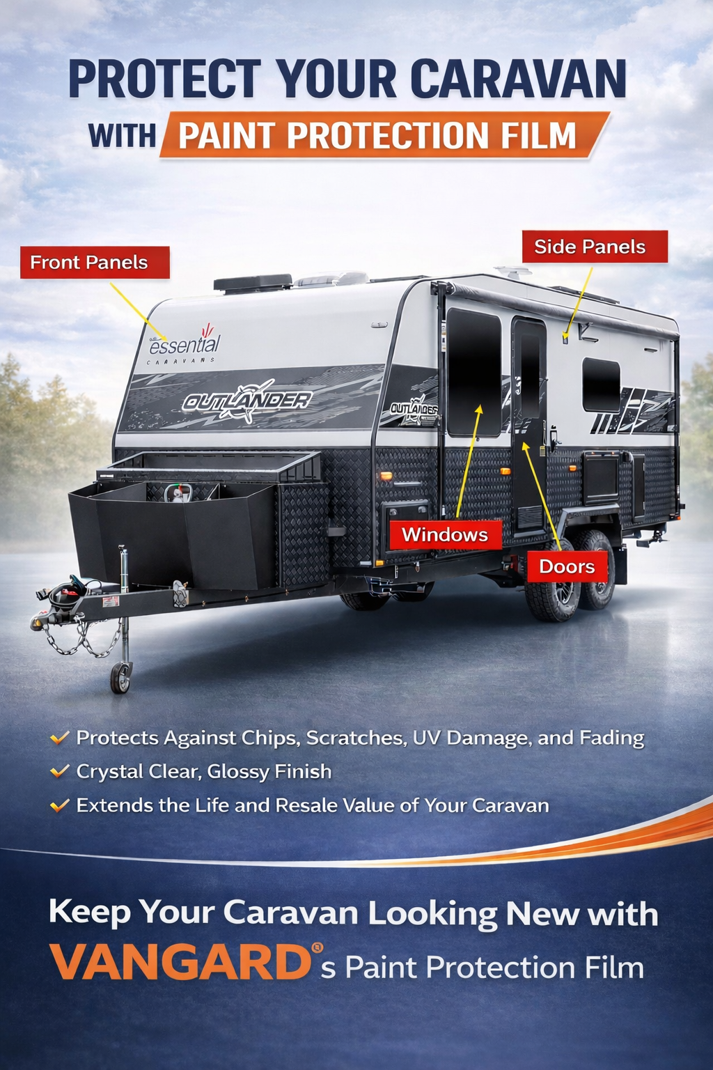 VANGARD Paint Protection Film Per Meter