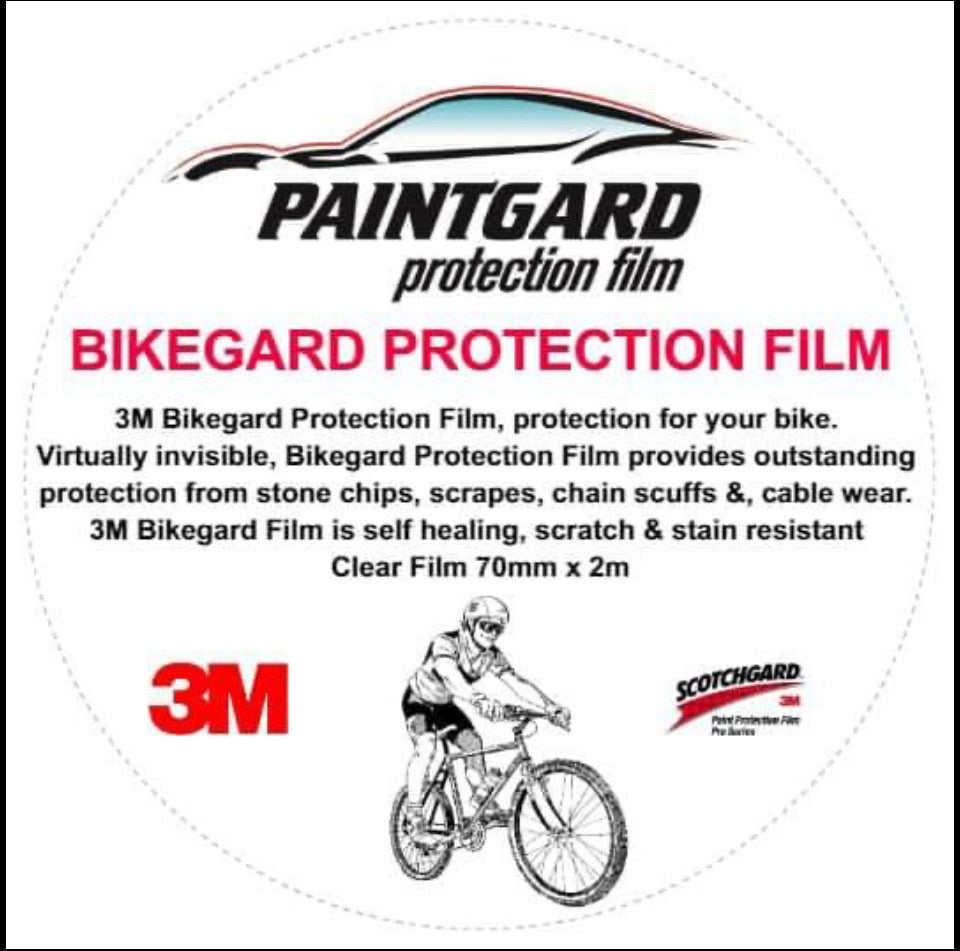 Bikegard 3M Pro Series Protection Film 70mm x 2.5 meters