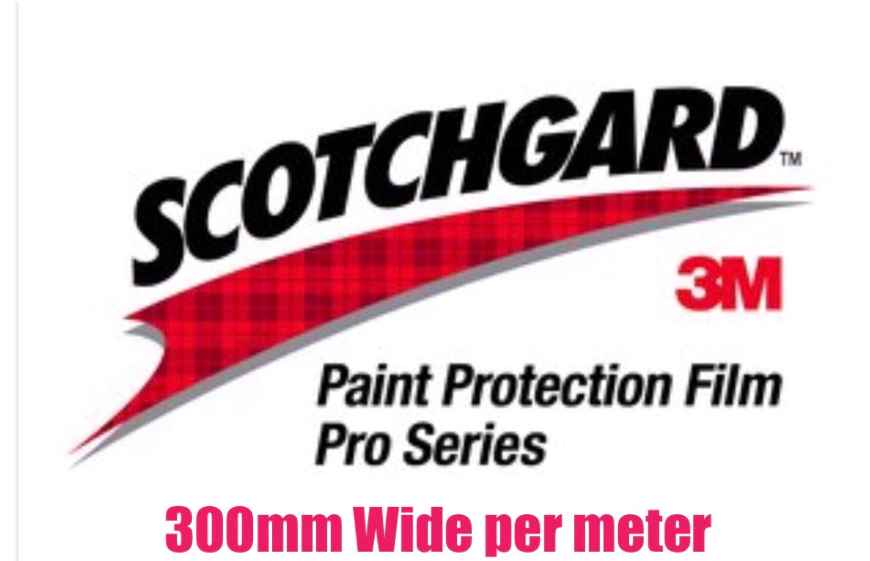 3M Pro Series Paint Protection Clear Film 300mm width per meter